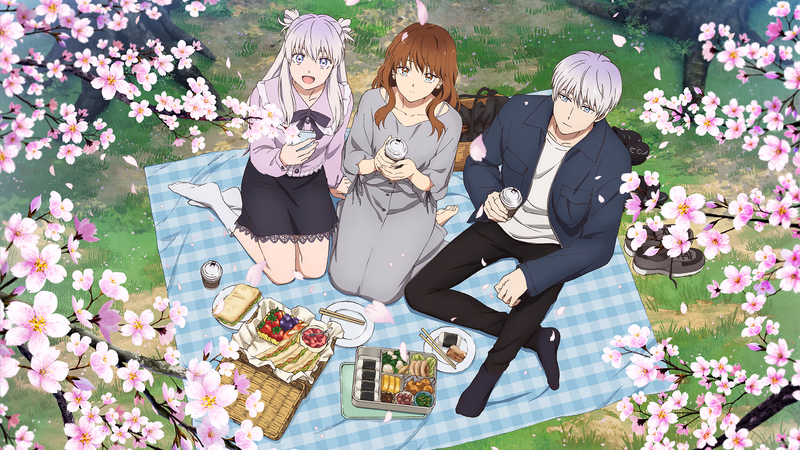 Koori Zokusei Danshi to Cool na Douryou Joshi Banner