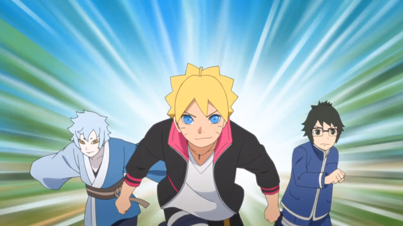 Boruto und Mitsuki