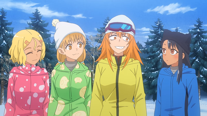War ja klar, dass du so Ski fährst, Senpai.