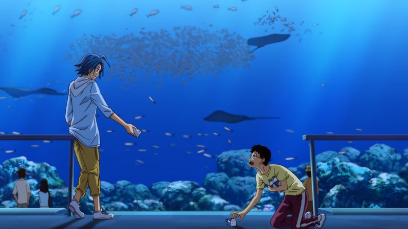 Im Aquarium im Mai