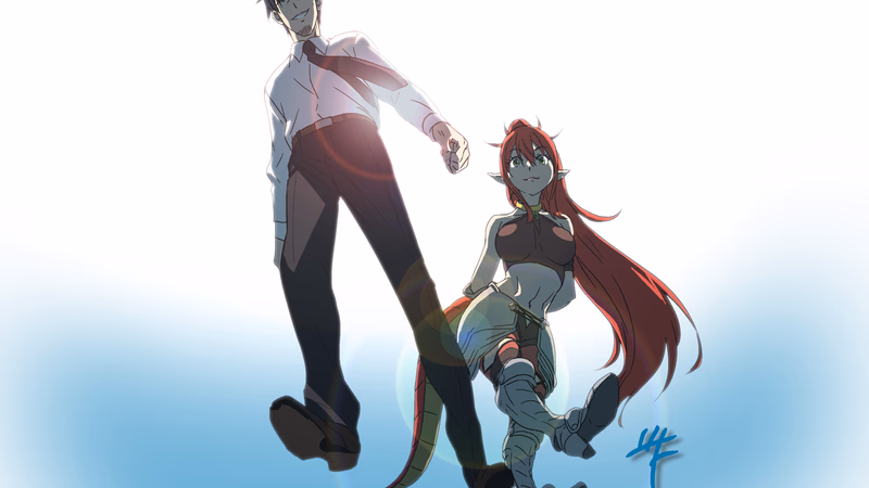 Salaryman ga Isekai ni Ittara Shitennou ni Natta Hanashi Banner
