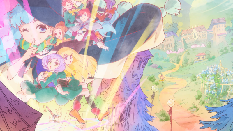Mahou Tsukai ni Narenakatta Onnanoko no Hanashi. Banner