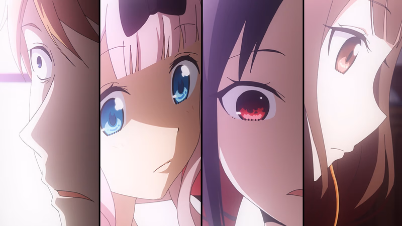 Iino Miko will sich entspannen / Kaguya-sama bemerkt es nicht / Fujiwara Chika will sich messen